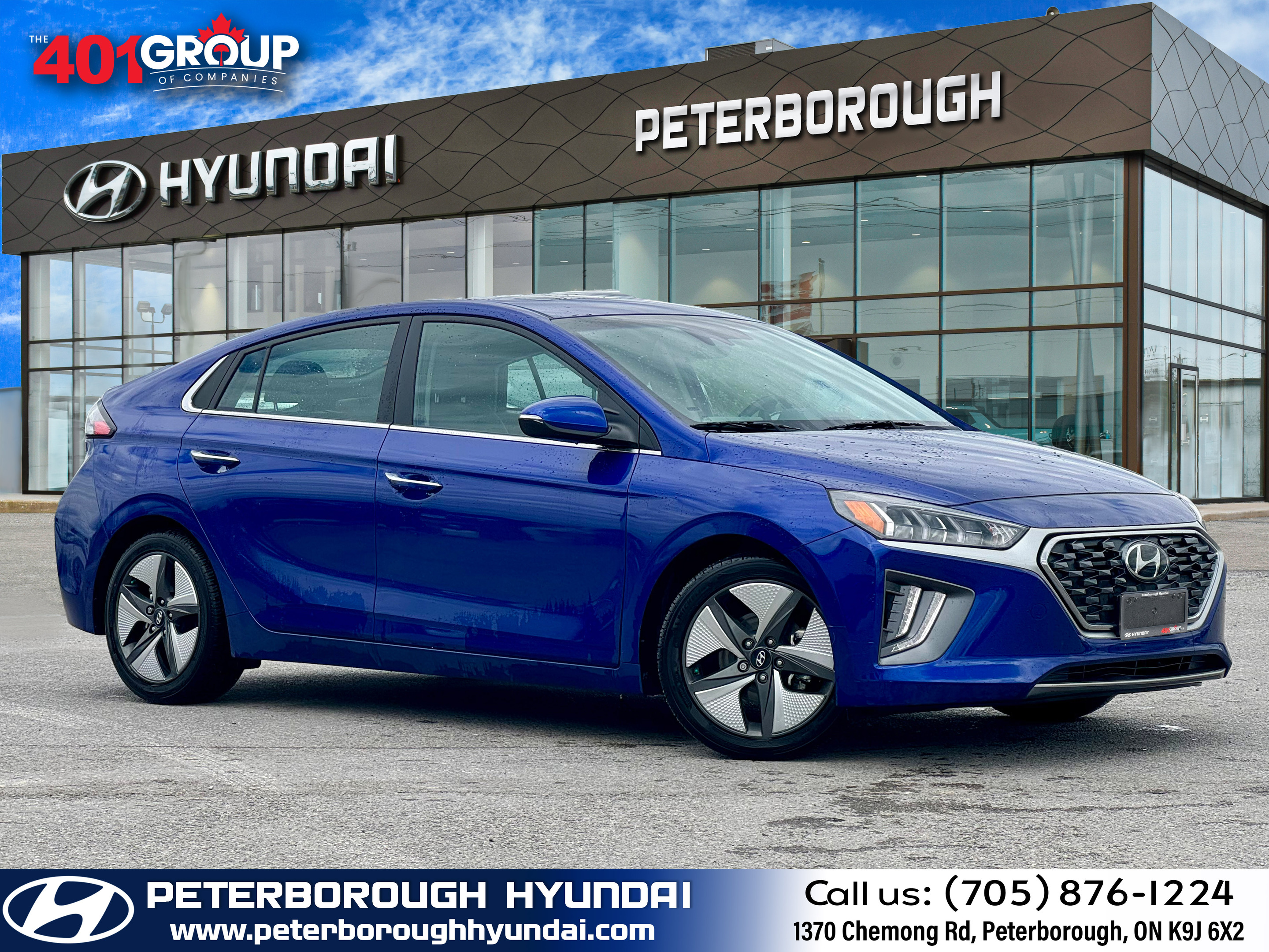 2021 Hyundai Ioniq Hybrid Ultimate | Lthr | Sunroof | Heat Seats/Steer | Nav