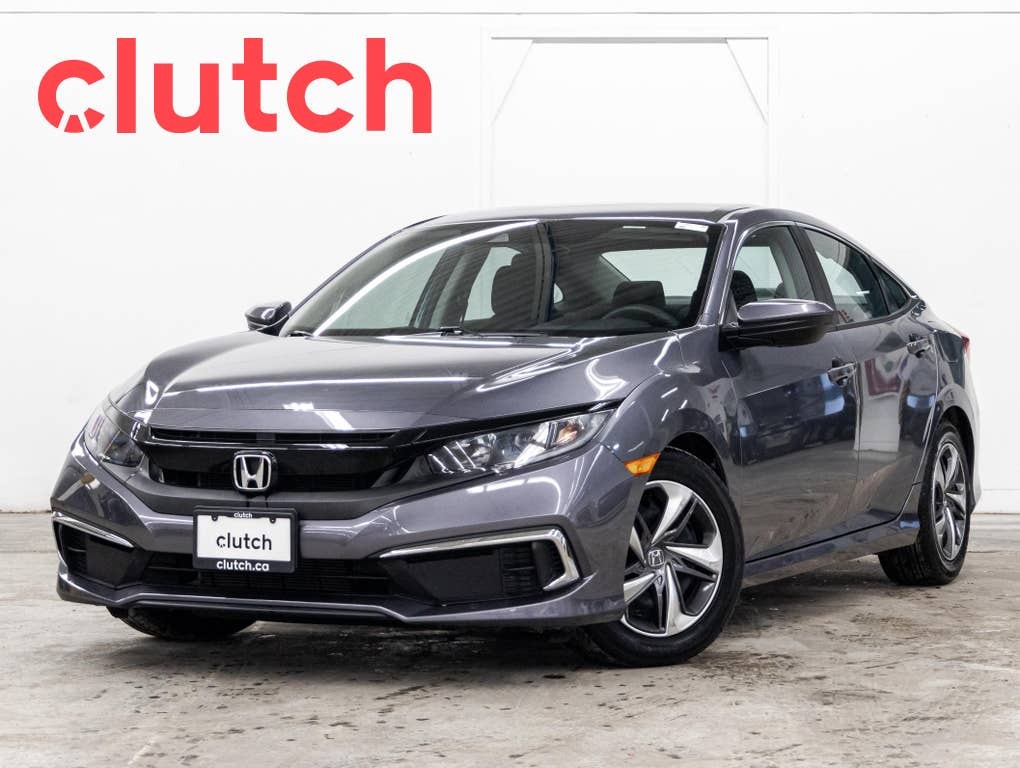 2020 Honda Civic Sedan LX w/ Apple CarPlay & Android Auto, Bluetooth, A/C