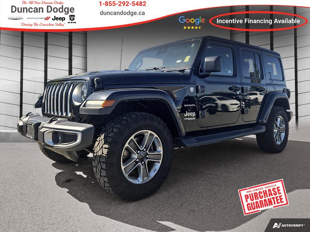 2020 Jeep WRANGLER UNLIMITED Unlimited Sahara, Low KM, Bluetooth, Towing. 