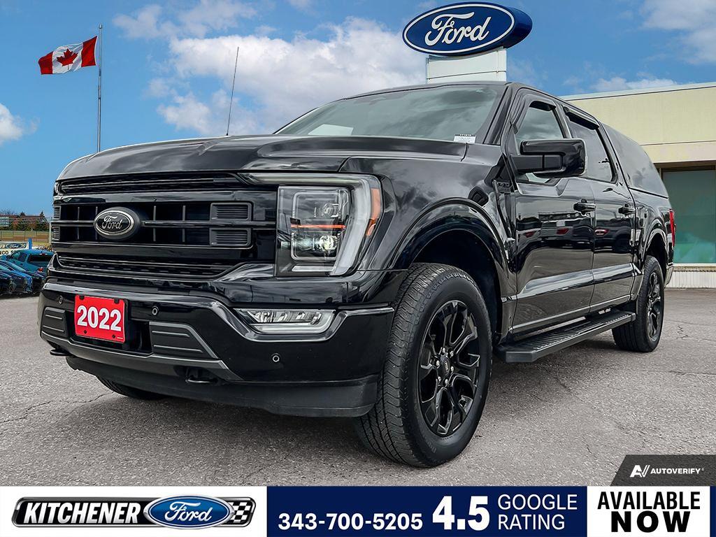 2022 Ford F-150 Lariat 502A | BLACK APPEARANCE PACKAGE | TWIN PANE