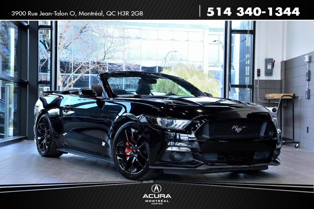 2016 Ford Mustang GT Premium Convertible -  Carfax Sans Reclamations