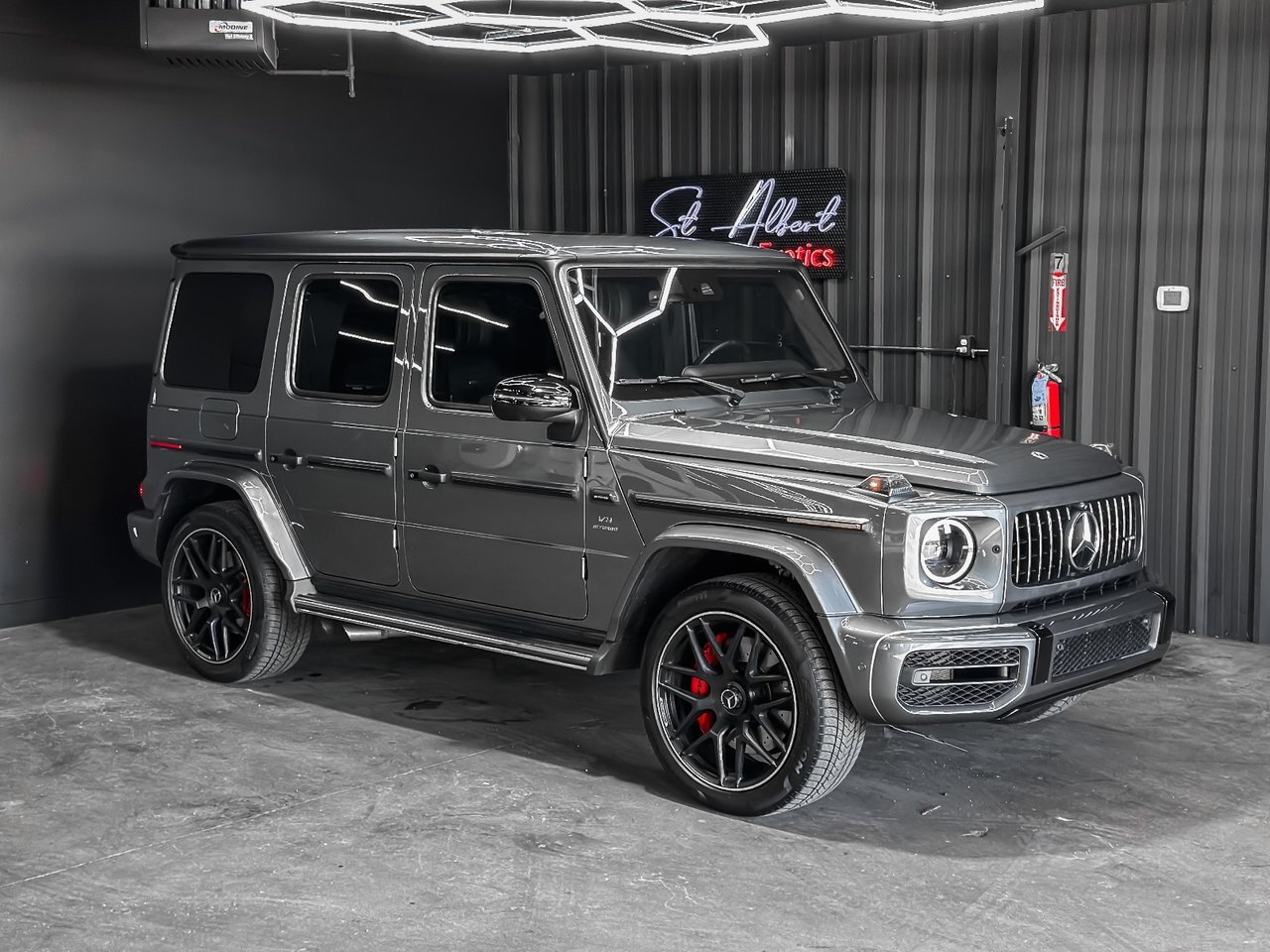 2019 Mercedes-Benz G-Class AMG G 63 Fully Loaded Grey on Black / 