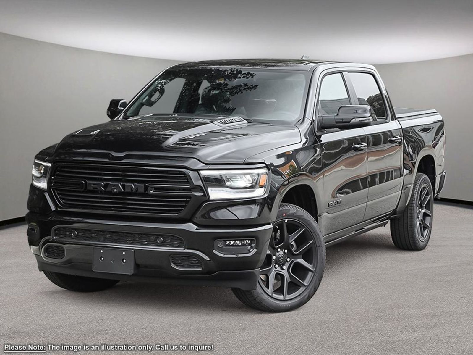 2024 Ram 1500 SPORT NIGHT EDITION IN DIAMOND BLACK EQUIPPED WITH