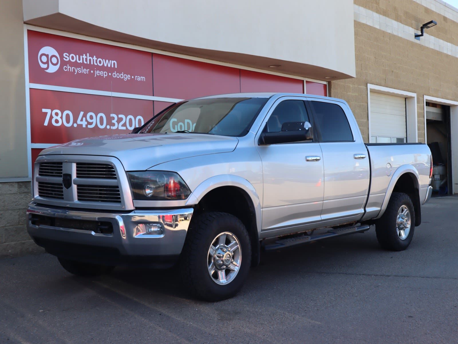 2012 Ram 2500 LARAMIE IN SILVER EQUIPPED WITH A 6.7L CUMMINS TUR
