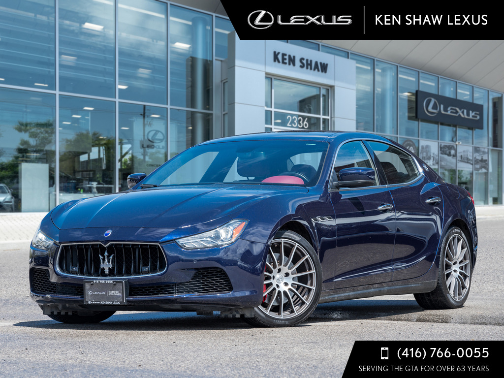 2016 Maserati Ghibli ** S Q4 ** Clean Carfax ** 52500 km **