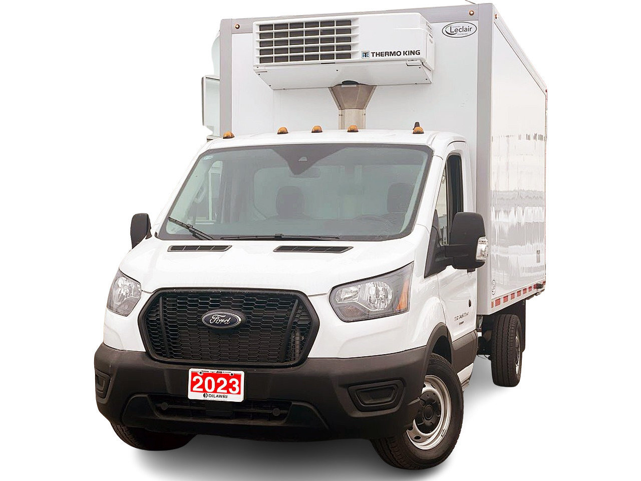 2023 Ford Transit 350HD Chassis T350hd 156wb DRW 14 Ft Leclair Box| Thermo King V-