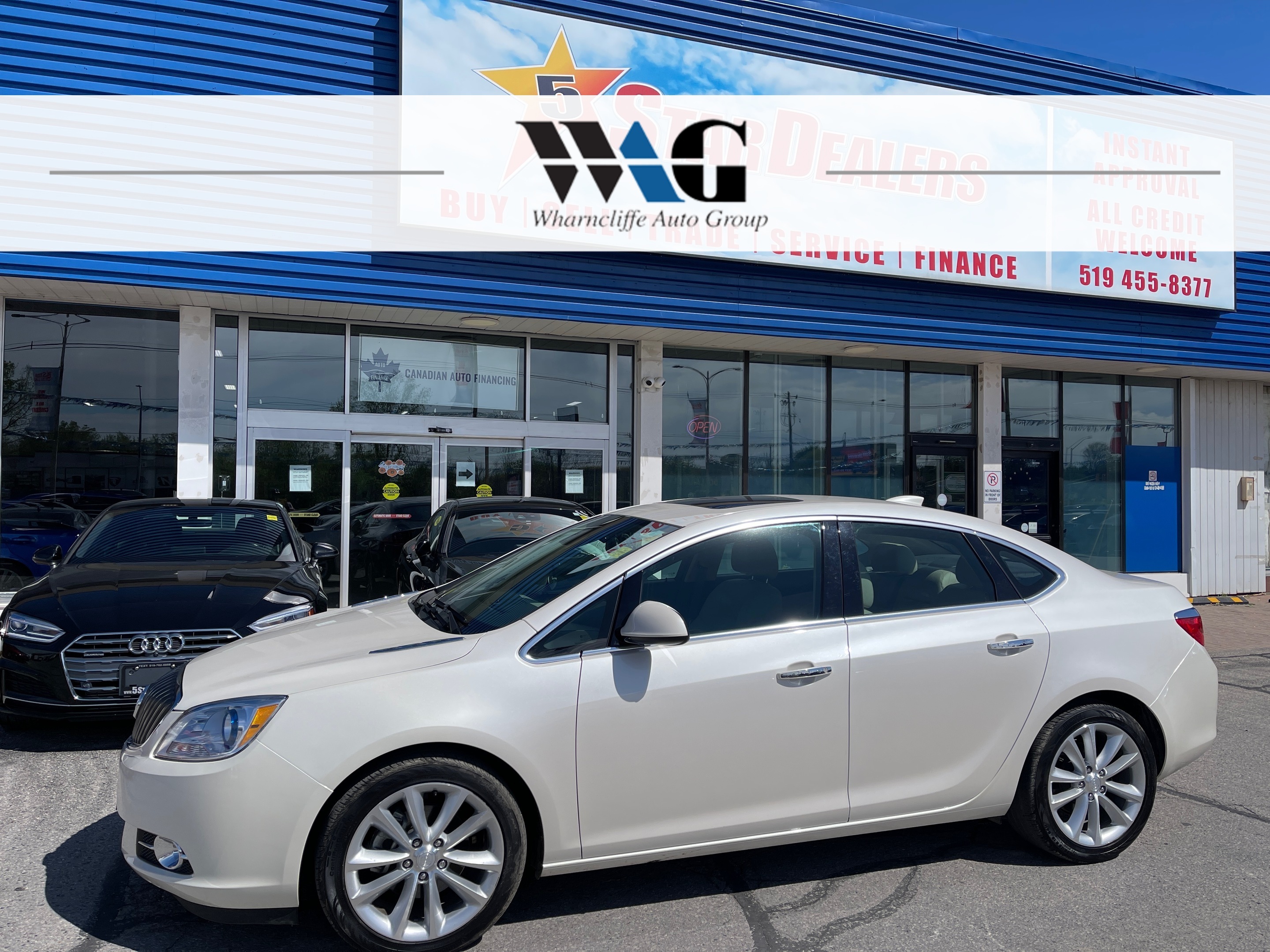 2015 Buick Verano Leather NAV ROOF LOW KM  WE FINANCE ALL CREDIT!