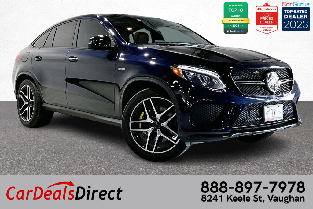 2018 Mercedes-Benz GLE-Class AMG GLE 43 4MATIC Coupe/Lane Depart/Adaptive Contr