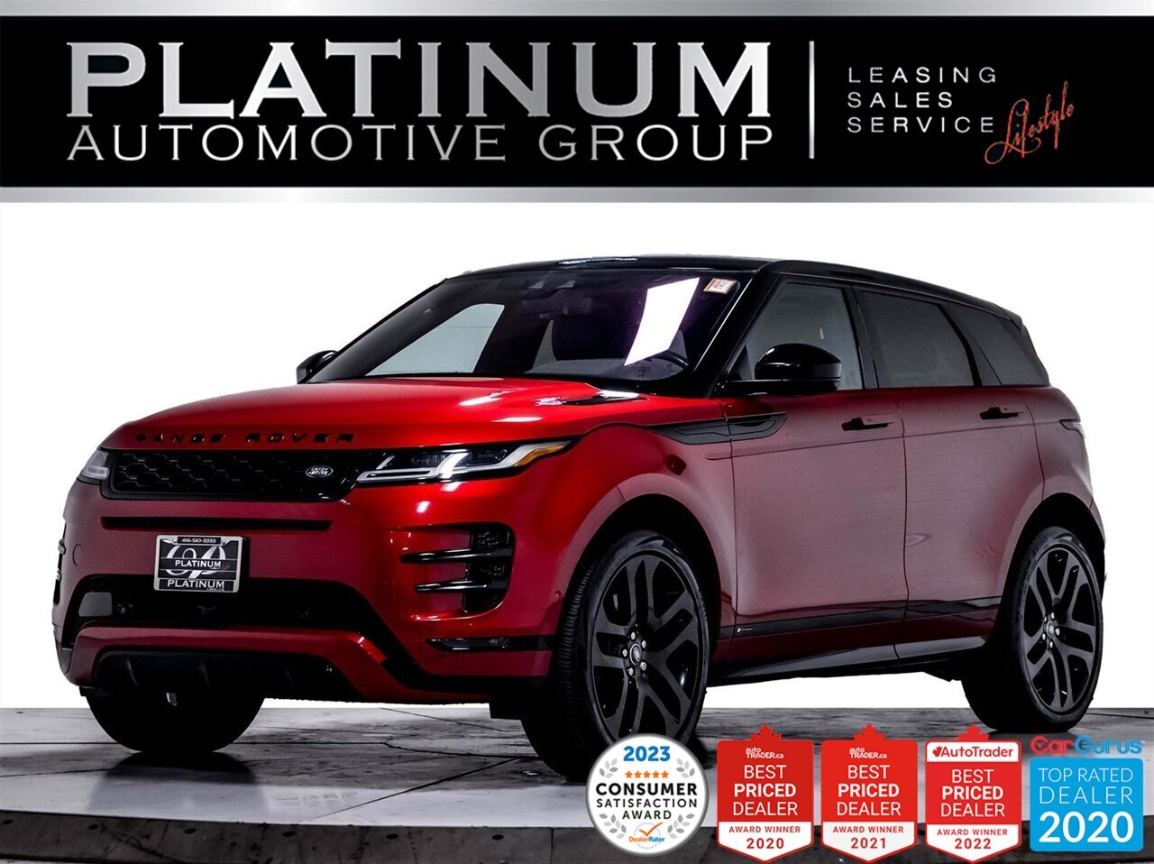 2020 Land Rover Range Rover Evoque R-DYNAMIC HSE, AWD,PANO,MEREDIAN,HEATED/VENTED SEA