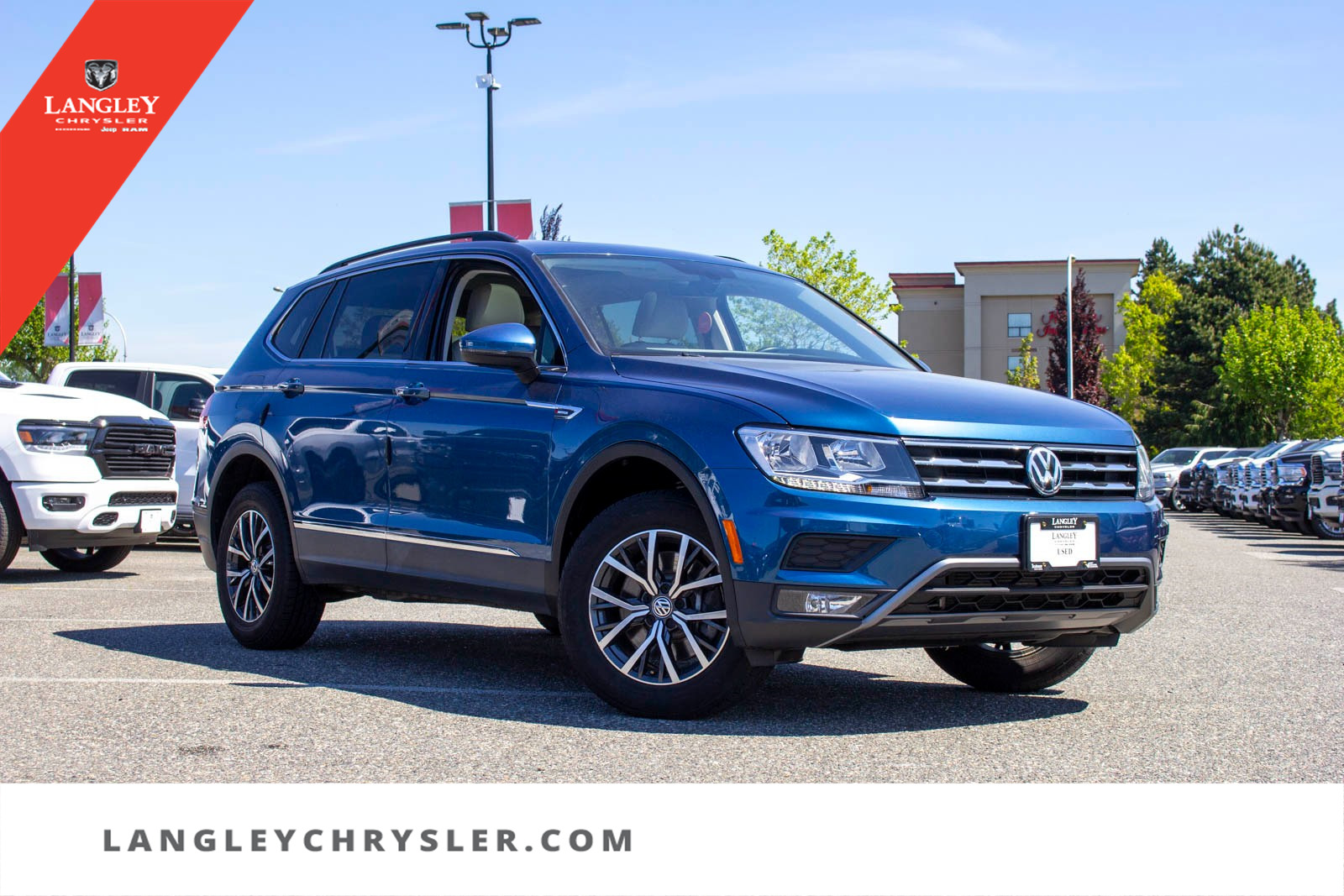 2018 Volkswagen Tiguan Comfortline Leather | Pano-Sunroof | Leather | Bac