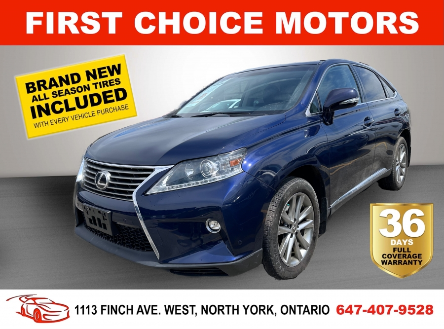 2015 Lexus RX 350 SPORT UTILITY ~AUTOMATIC, FULLY CERTIFIED WITH WAR