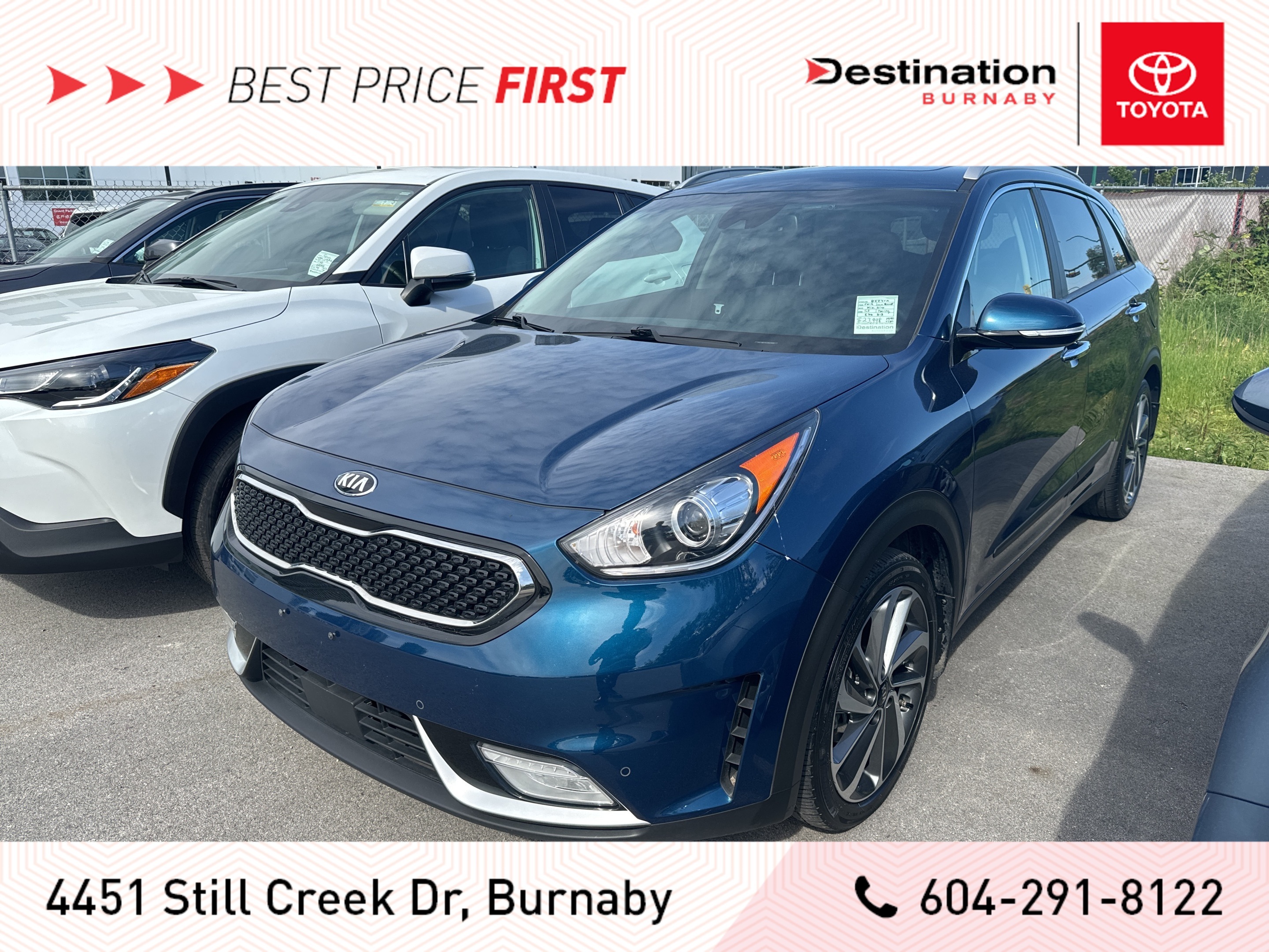 2019 Kia Niro Touring Top Trim! Fully Equipped! No Accidents!