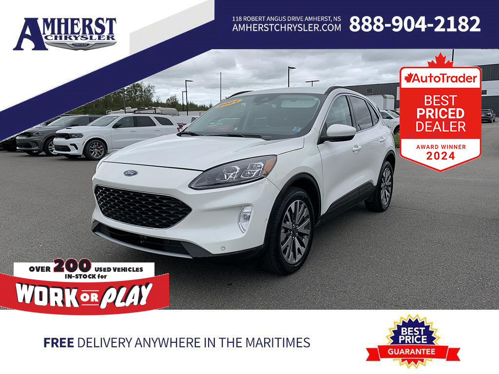 2021 Ford Escape ONLY$227B/W HEATED LEATHER !! NEW TIRES AND BRAKES