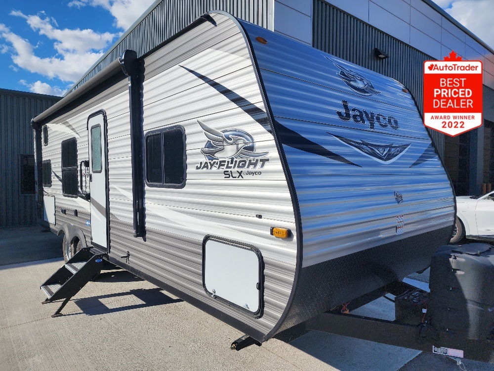 2021 Jayco Jay Flight SLX8 Pwr Awning with LED | Outdoor Speaker | Queen Bed