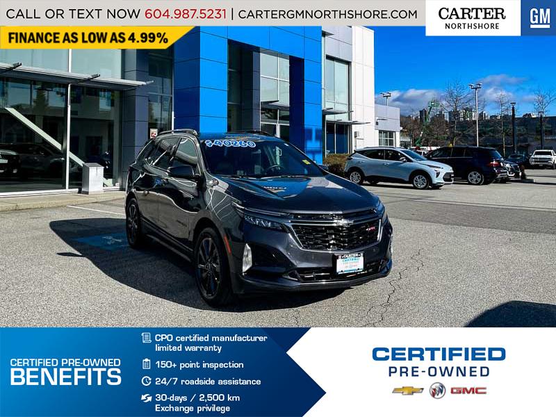 2022 Chevrolet Equinox FINANCE FROM 3.99% /Fully Loaded/Adaptive Cruise