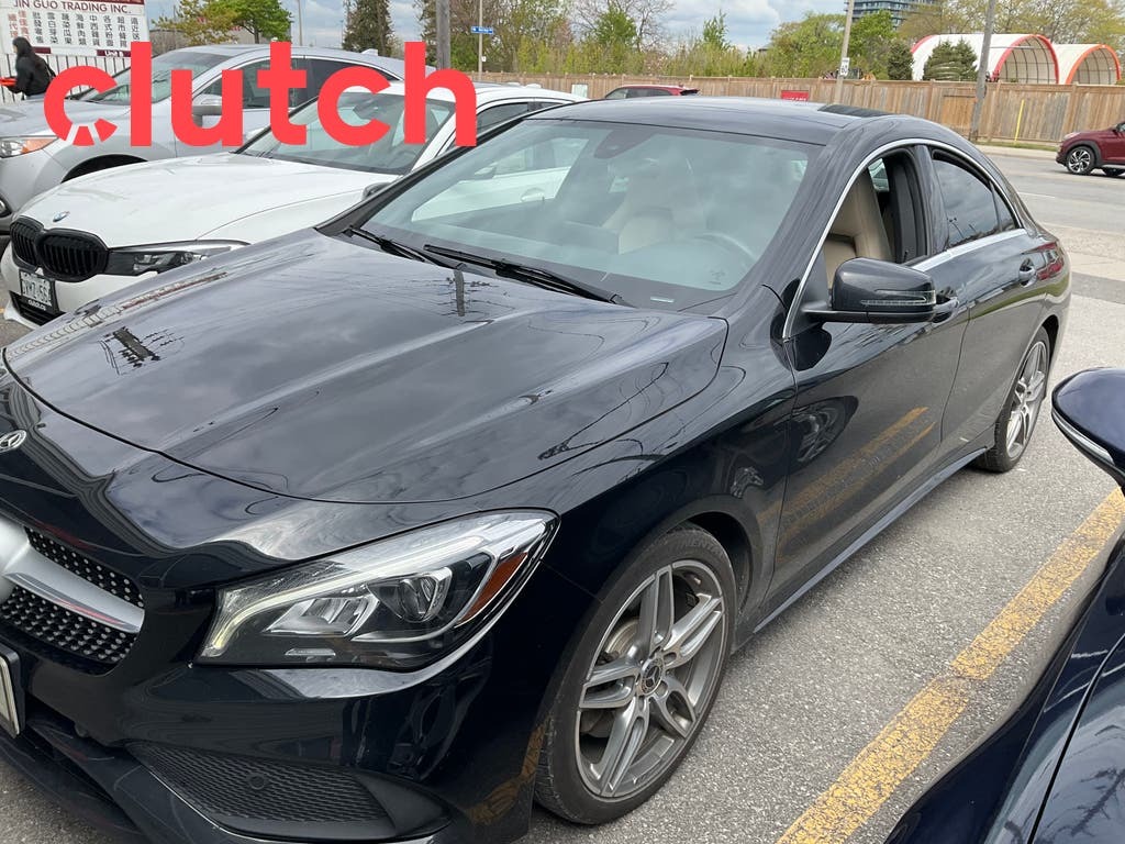 2018 Mercedes-Benz CLA 250 AWD w/ Apple CarPlay & Android Auto, Rearview 