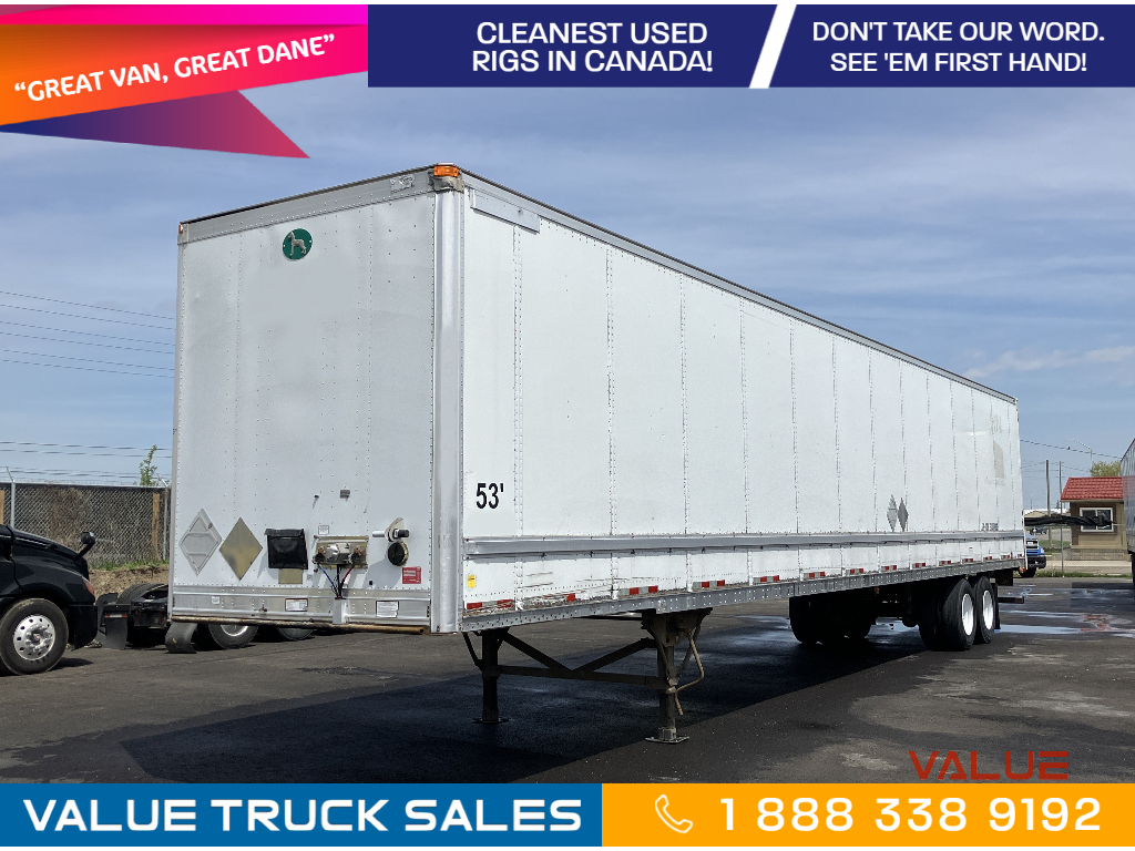 2011 Great Dane 53' Dryvan Tandem axle   Multiple units   Well maintained