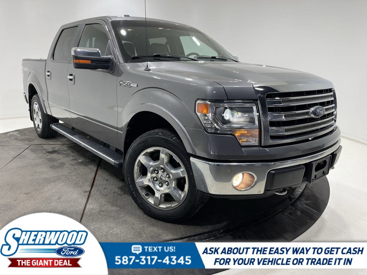 2013 Ford F-150 Lariat- $0 Down $204 Weekly- LEATHER- MOONROOF