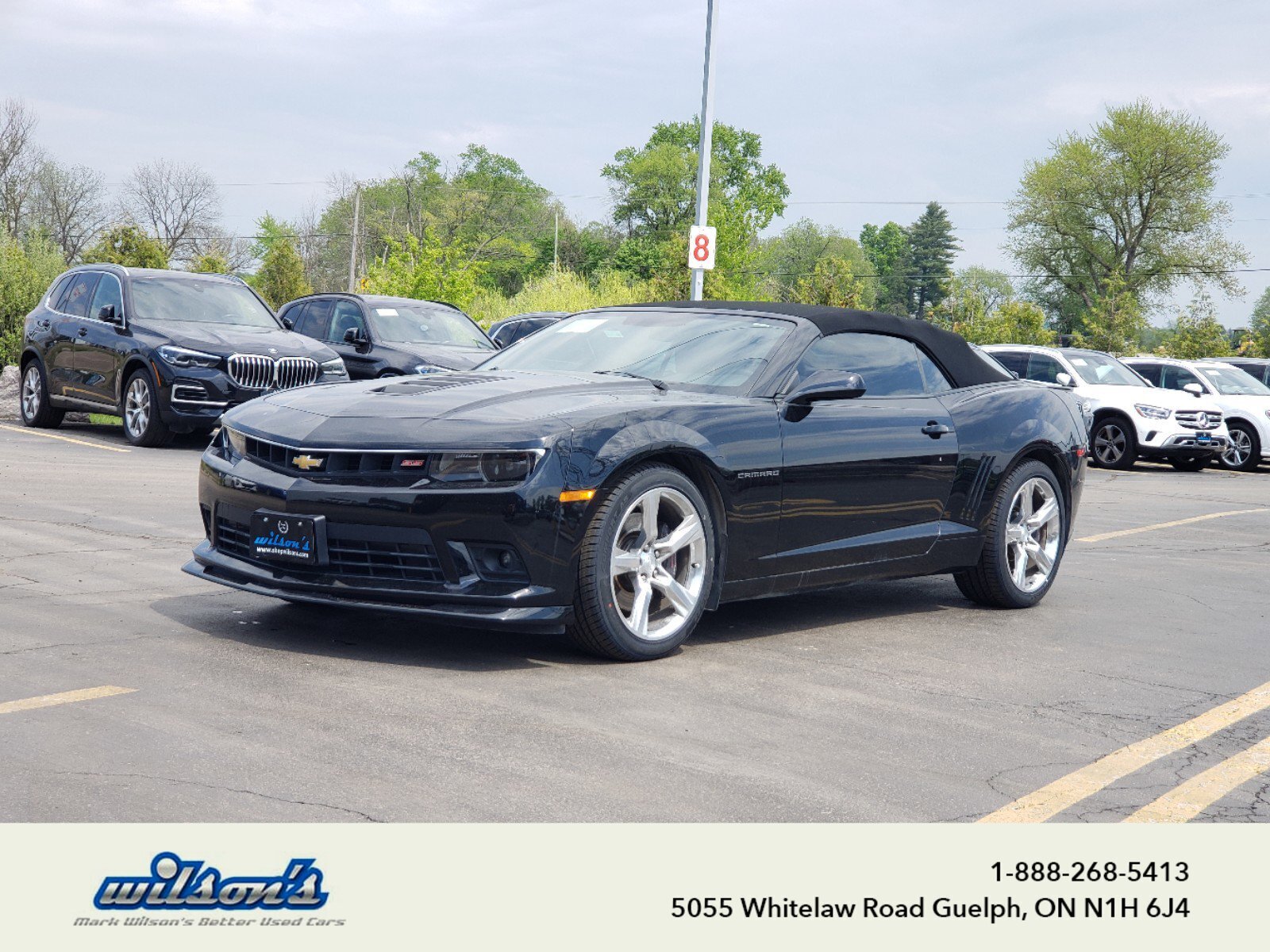 2015 Chevrolet Camaro SS Convertible, V8, RS, Leather, Nav, Head-Up Disp