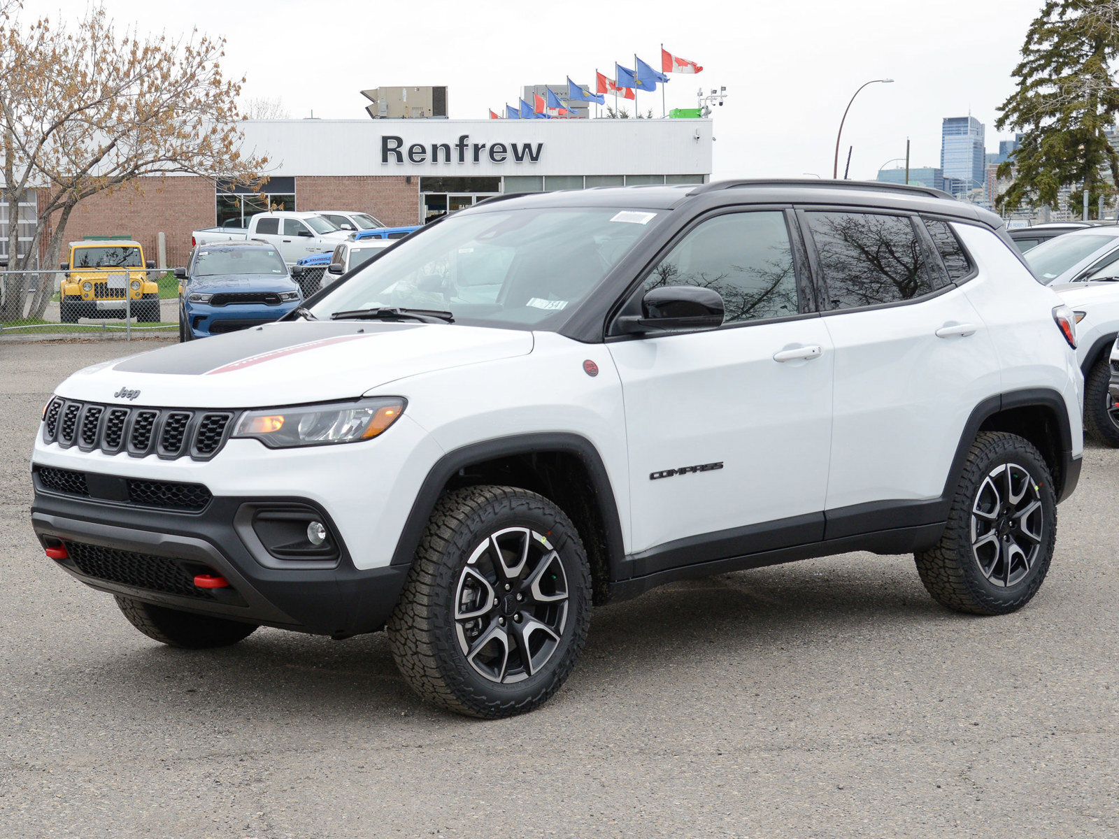 2024 Jeep Compass Trailhawk 4x4, Heated Leather, Remote Start, Blind