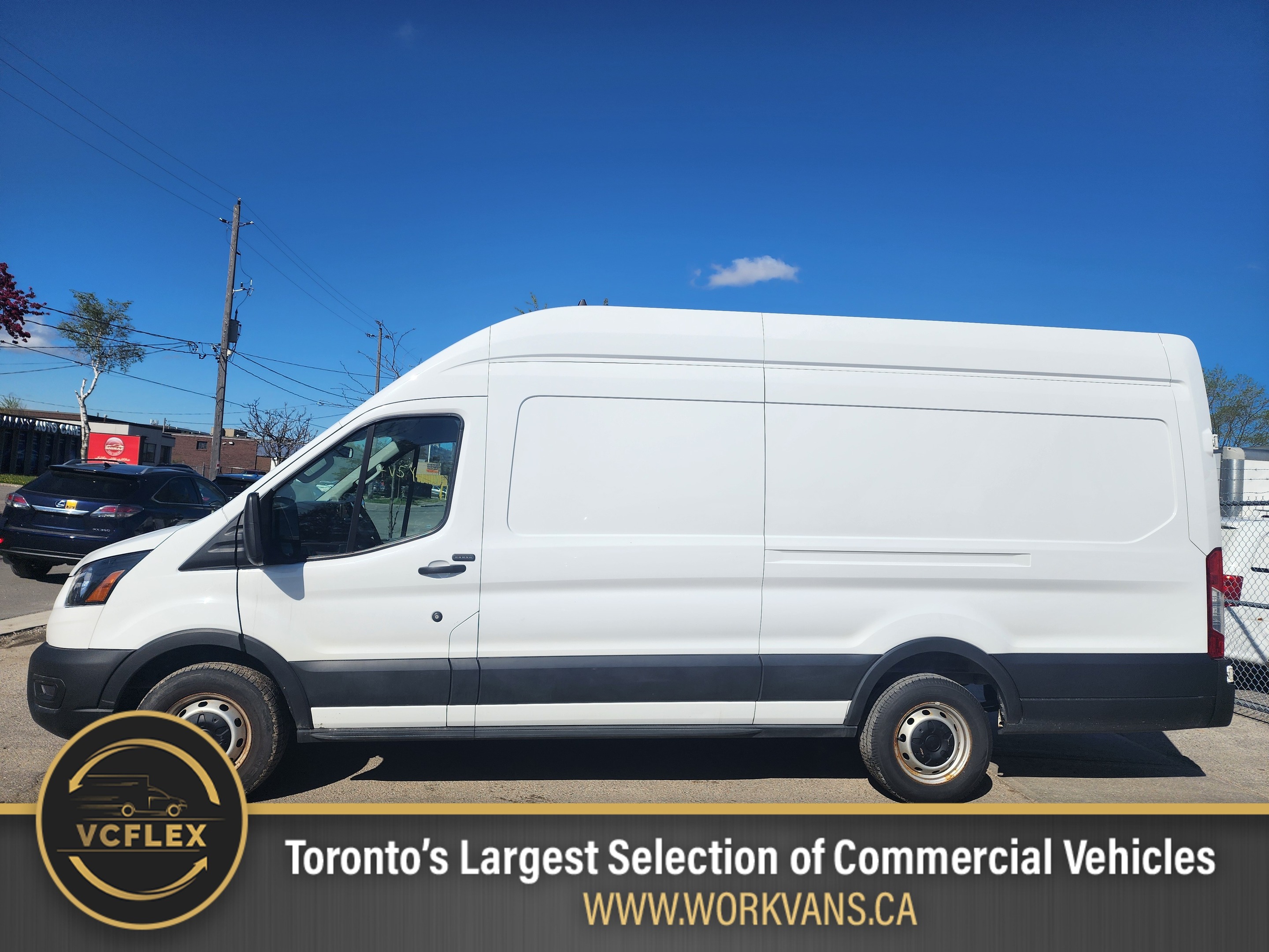 2021 Ford Transit Cargo Van T-250 148EL High Roof - V6 Gas - Btooth/Cam