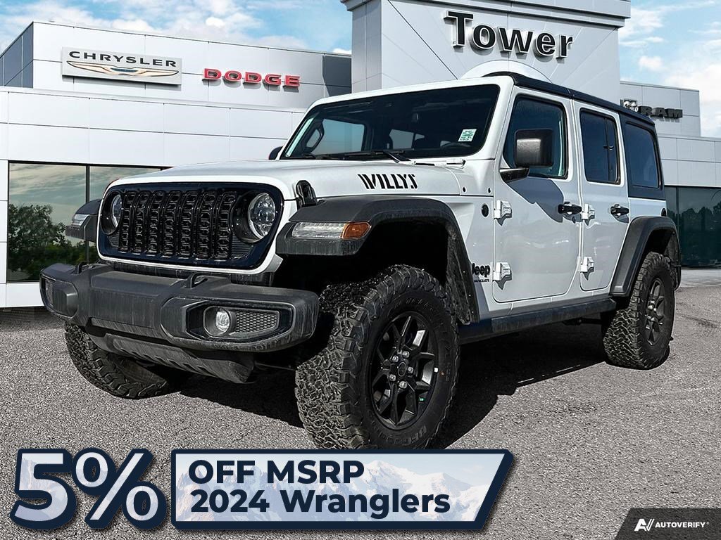 2024 Jeep Wrangler Willys | Heated Seats | Heated Steering Wheel