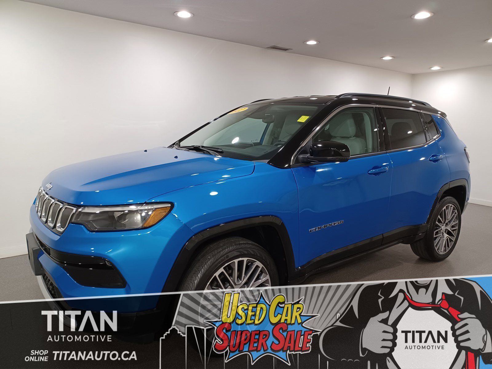2022 Jeep Compass Limited 4x4 | Nav | Cooled Leather | Htd Steering 