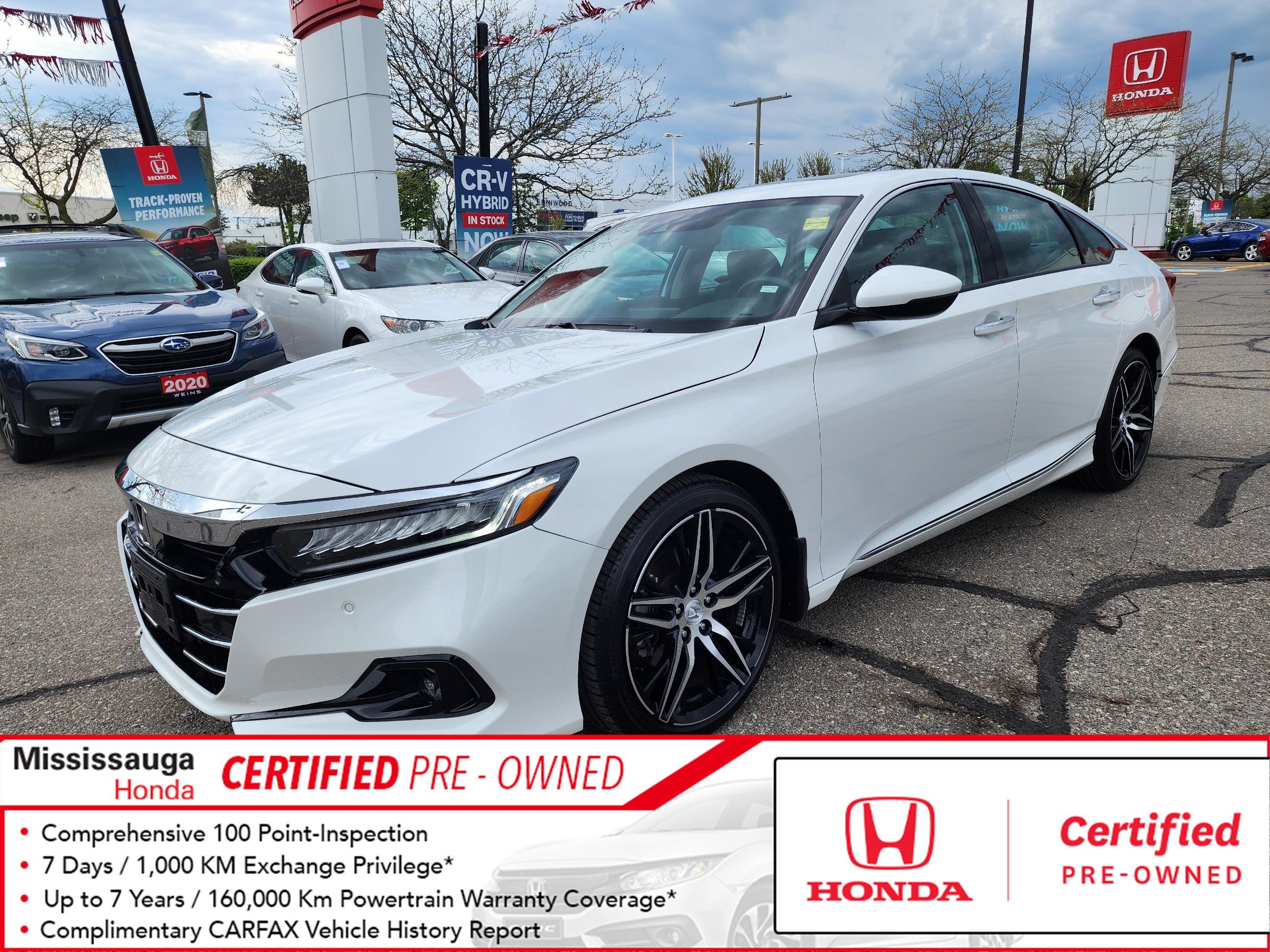 2021 Honda Accord Touring 1.5T /HONDA CERTIFIED/ ONE OWNER/ NO ACCID