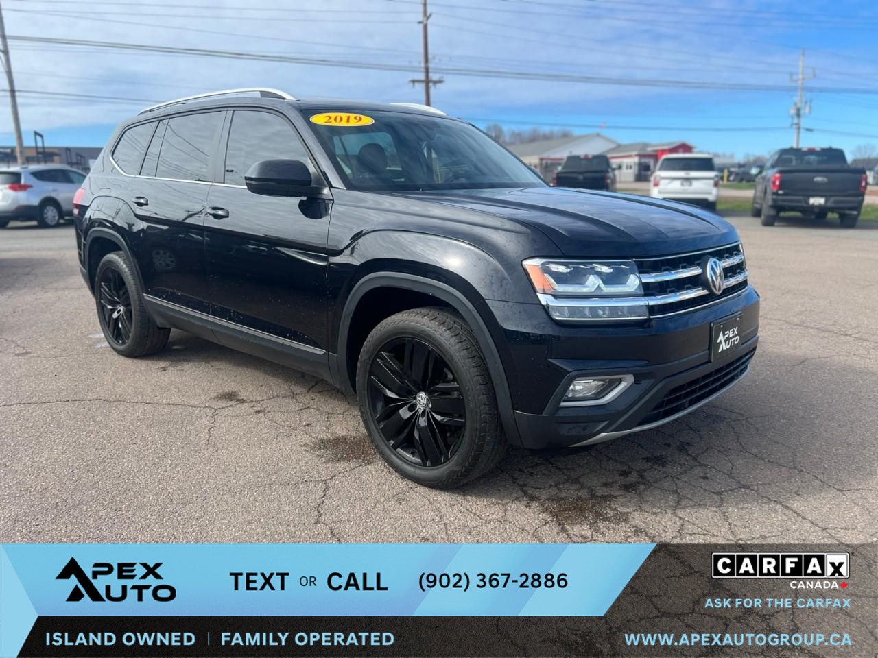 2019 Volkswagen Atlas LEATHER | CAPTAIN CHAIRS | HEATED FRONT AND MIDDLE