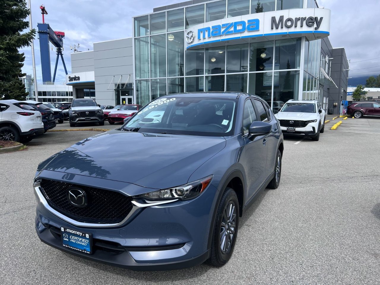 2021 Mazda CX-5 GS AWD at Certified Pre owned. Includes great fina