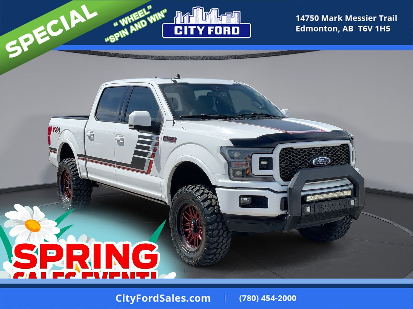 2019 Ford F-150 Lariat 4x4 SuperCrew | LEATHER | NAV | AFTERMARKET