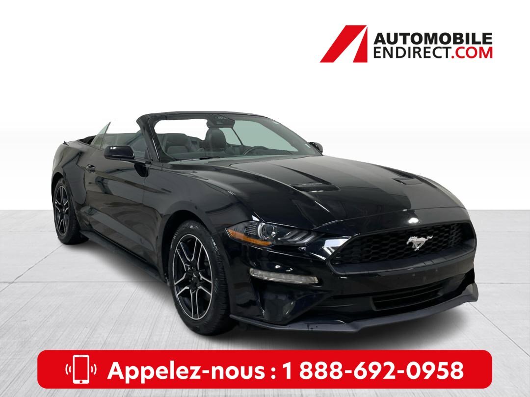 2023 Ford Mustang Ecoboost Premium Convertible Mags Cuir Sièges Vent