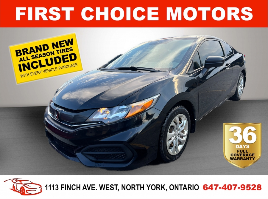 2014 Honda Civic LX~MANUAL, FULLY CERTIFIED WITH WARRANTY!!!!~