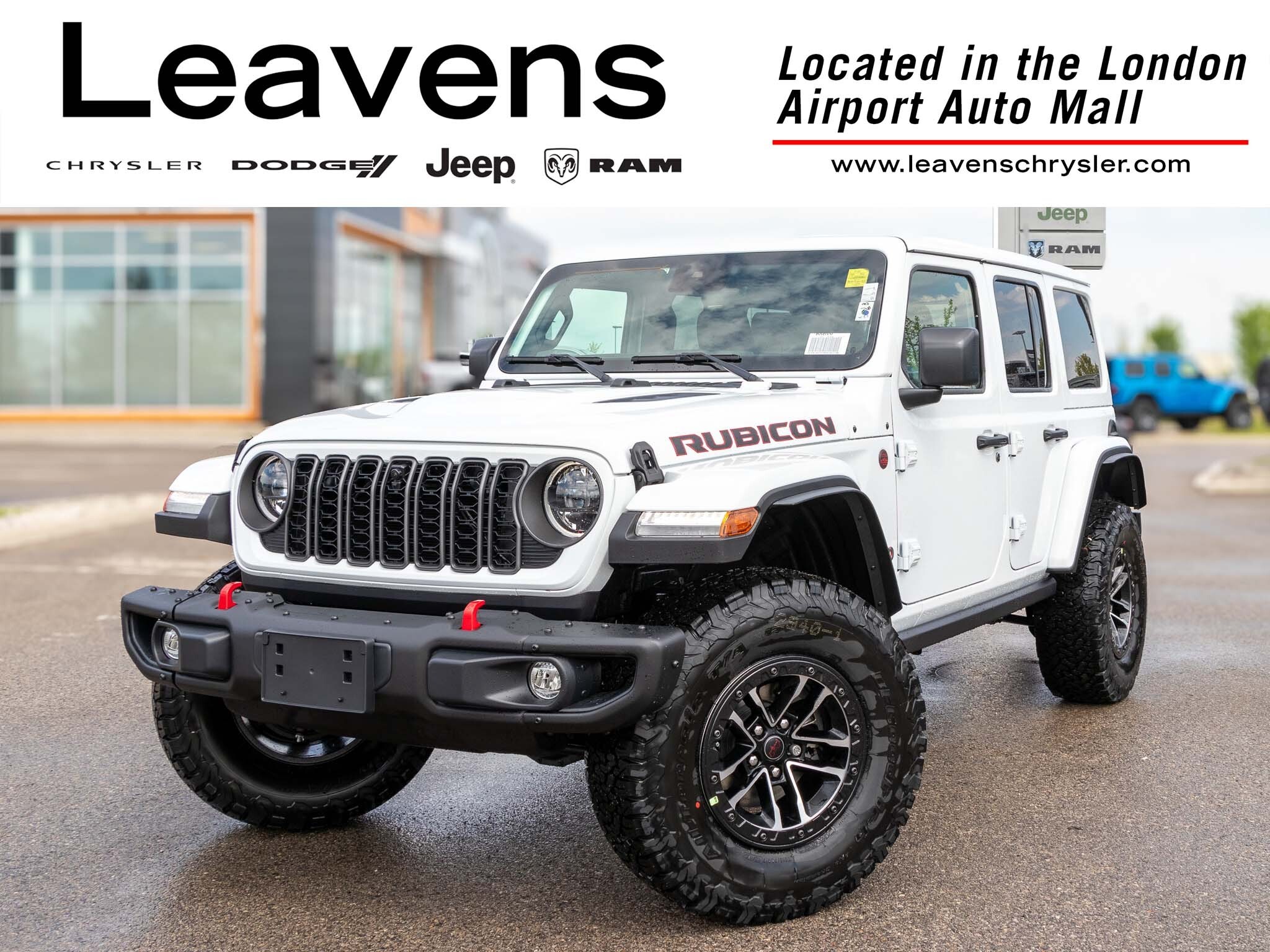2024 Jeep Wrangler Rubicon 35 TIRES | LEATHER | HTD STEERING AND SEAT