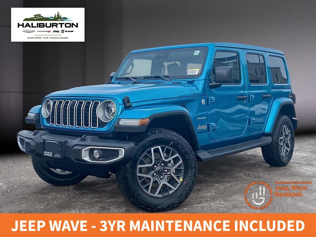 2024 Jeep Wrangler Sahara - SKY ONE-TOUCH/LEATHER/SAFETY/TECH