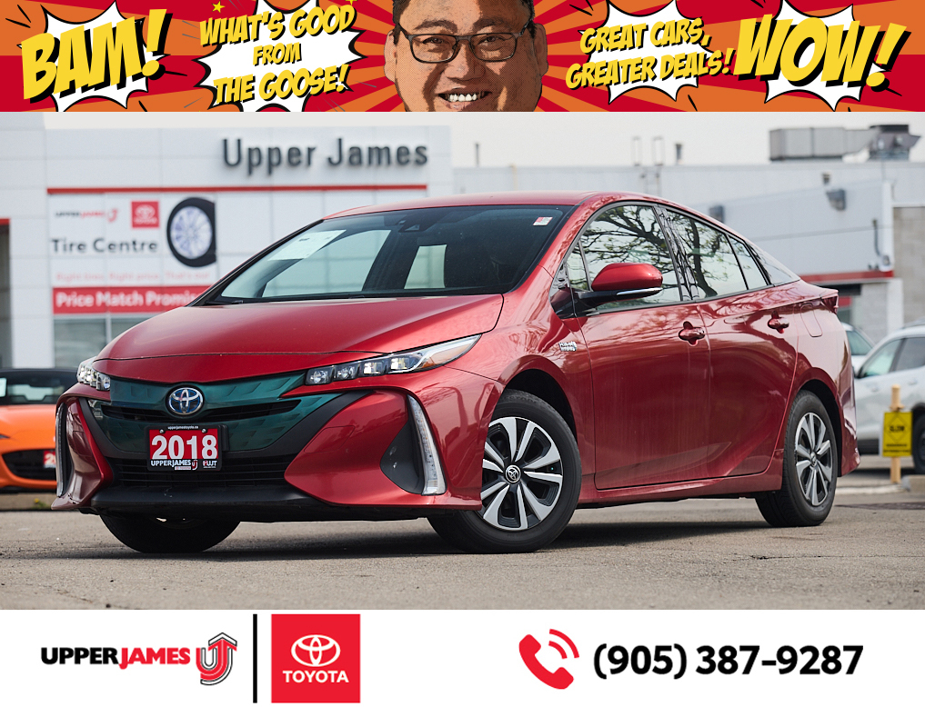 2018 Toyota Prius Prime Heated Steering, Navigation, Wireless Charger