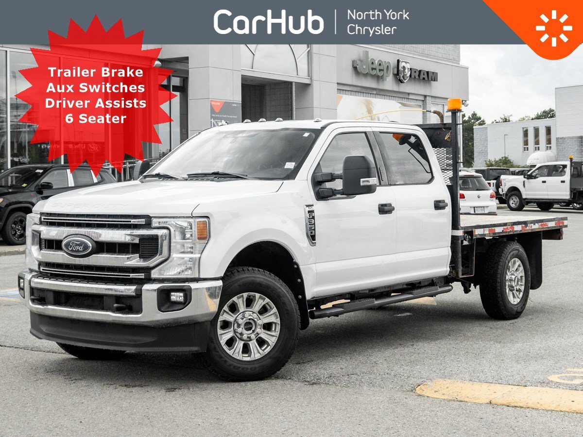 2021 Ford F-350 XLT V8 6.2L Flat Bed Driver Assists 6 Seater