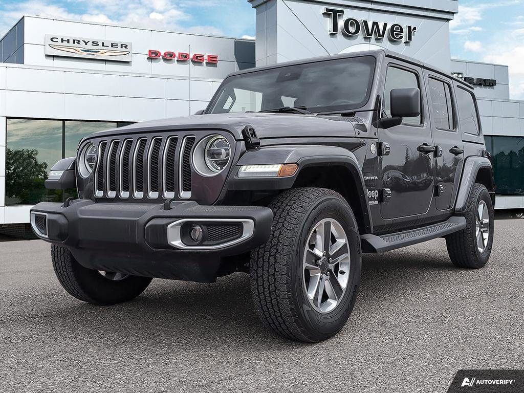 2019 Jeep WRANGLER UNLIMITED Sahara | Leather | Heated Seats and Steering | Rem