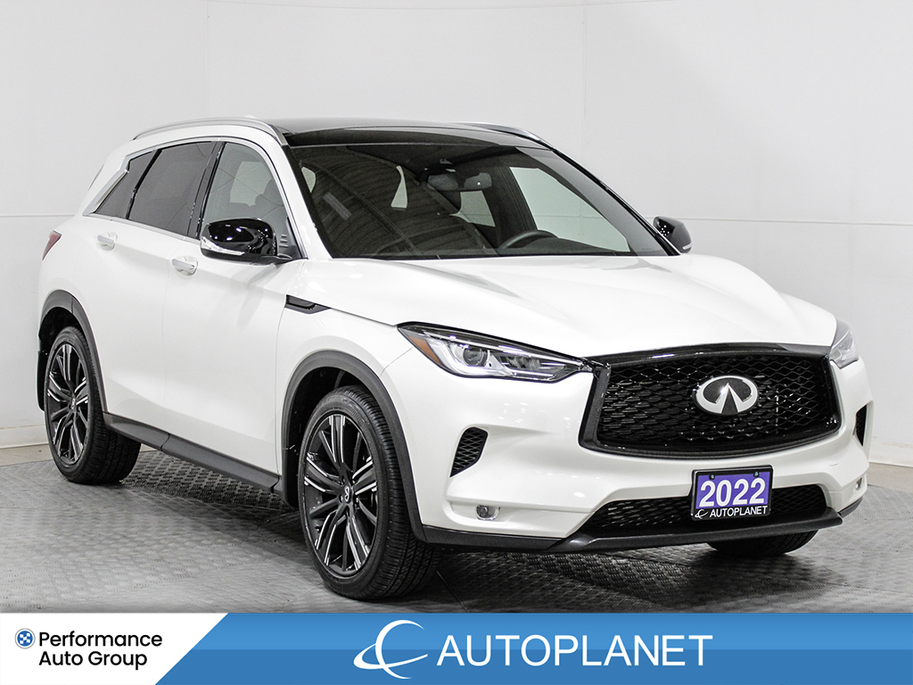 2022 Infiniti QX50 Luxe AWD, Back Up Cam, Pano Roof, Heated Seats!