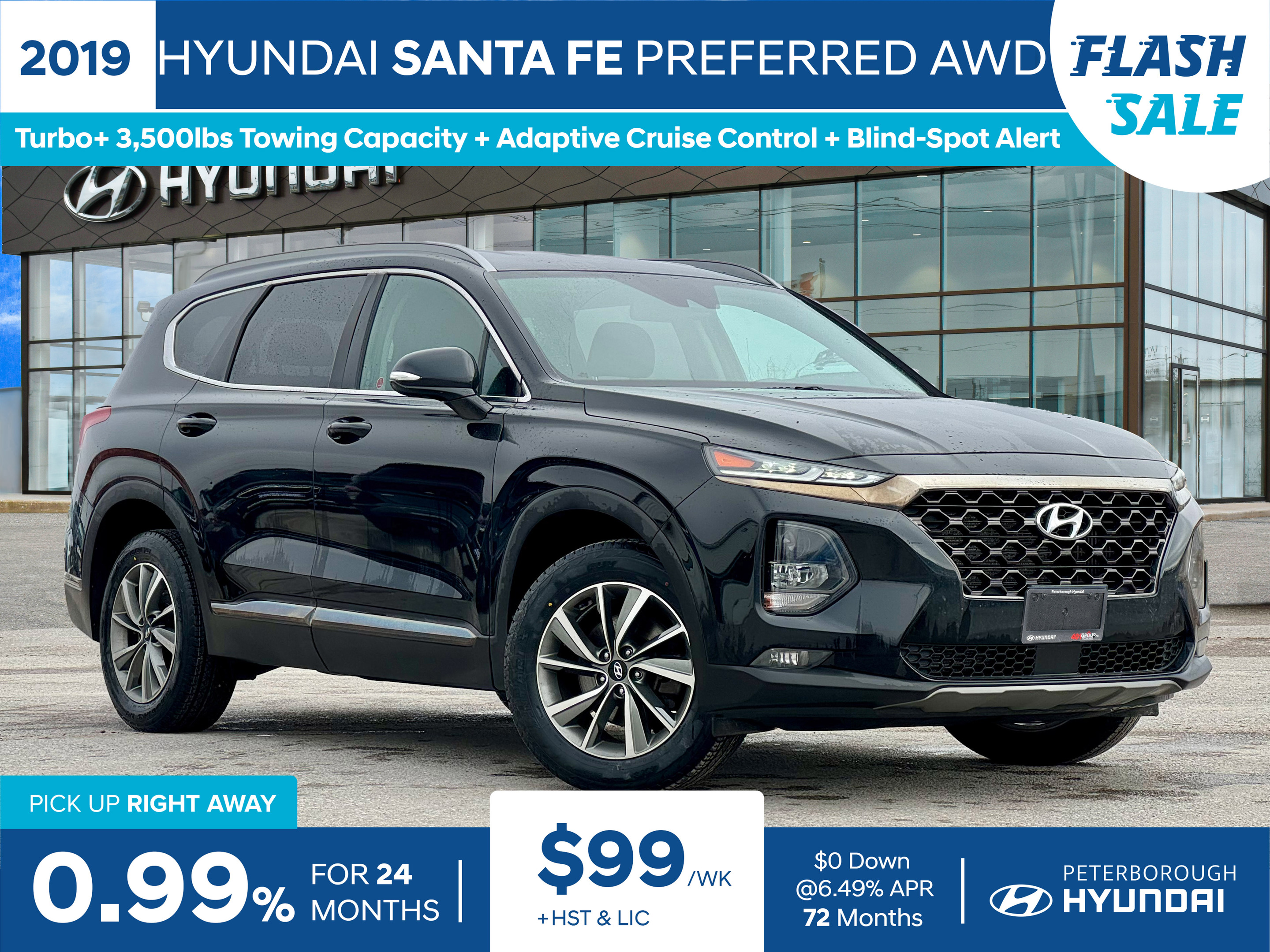 2019 Hyundai Santa Fe 2.0T Preferred AWD | Heated Seat/Steer | CarPlay