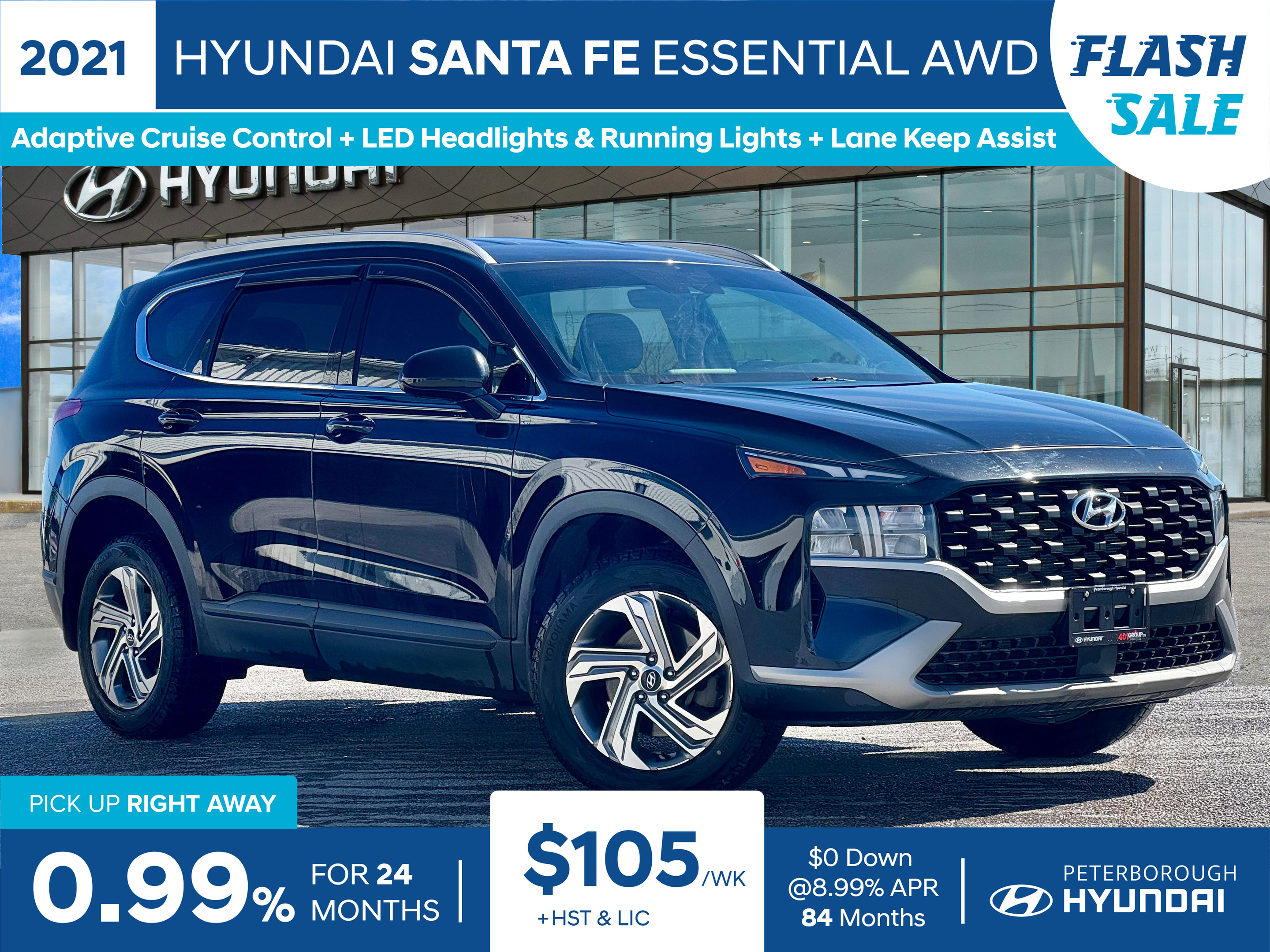 2021 Hyundai Santa Fe Essential AWD | Heated Seats/Steer | CarPlay/Auto