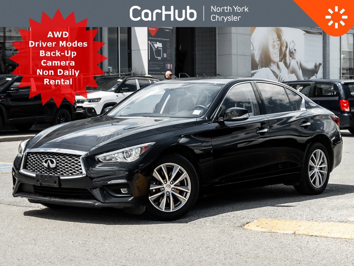 2021 Infiniti Q50 PURE AWD Driver Assists CarPlay / Android Heated S