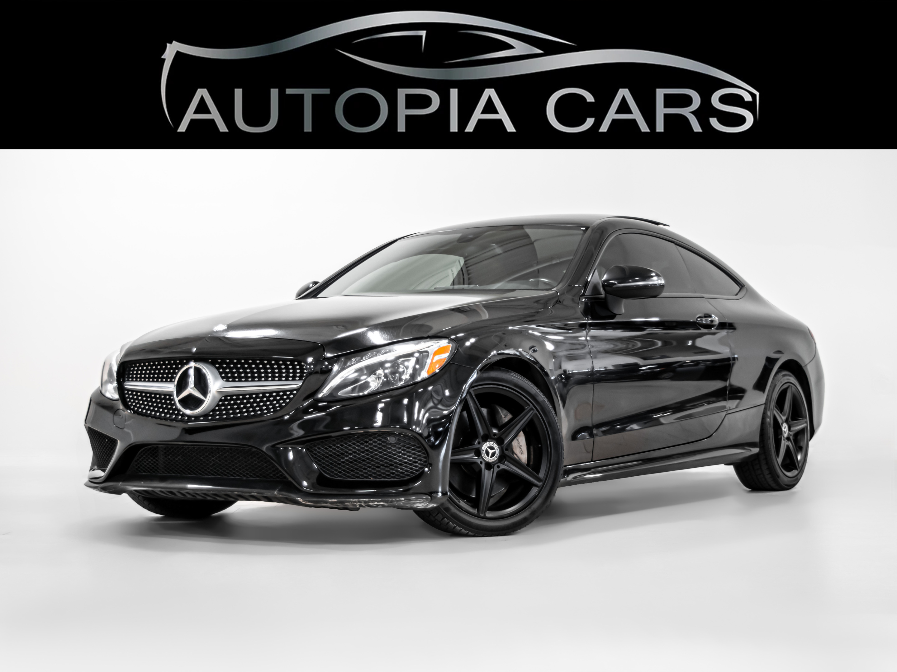 2017 Mercedes-Benz C-Class COUPE C 300 4MATIC AMG PKG BROWN INT 