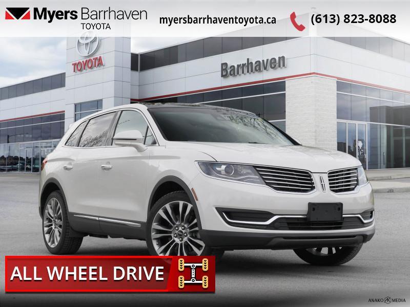 2018 Lincoln MKX Reserve AWD  - Sunroof -  Leather Seats - $189 B/W