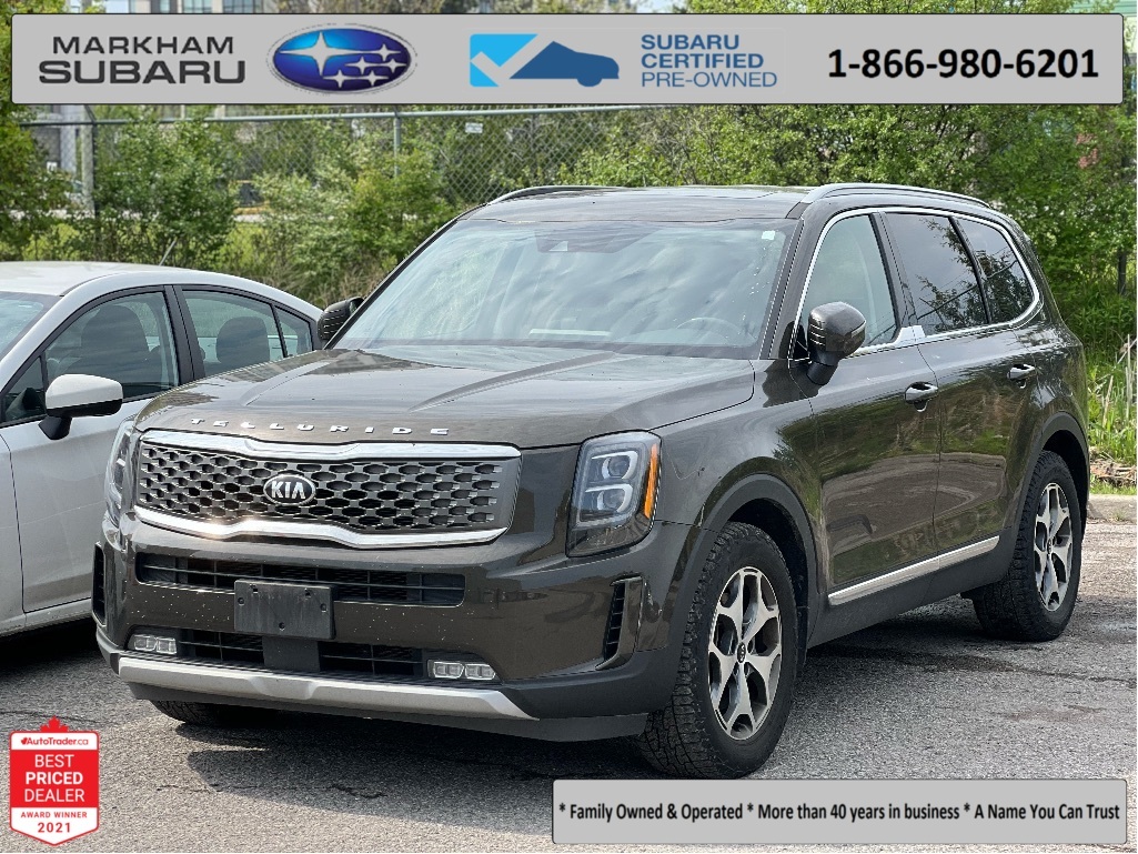 2020 Kia Telluride EX|1OWNER|LEATHER|ROOF|AWD|BLUETOOTH|AWD|8PASS