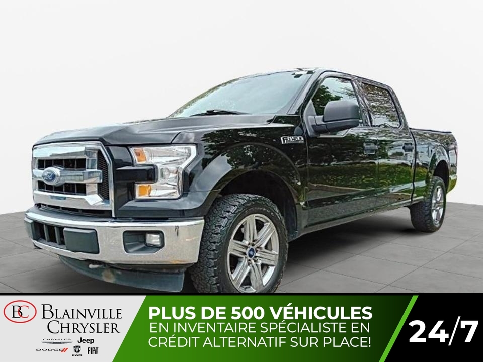 2017 Ford F-150 XLT 4X4 SUPERCREW DÉMARREUR MAGS STEERING TRAILER