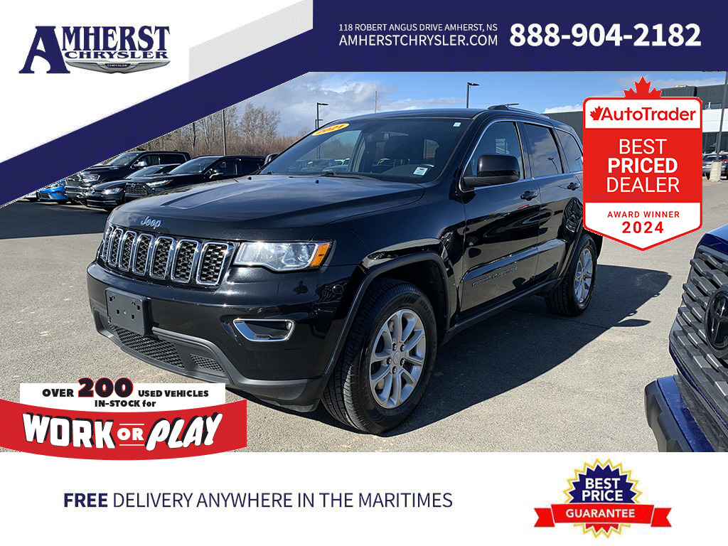 2021 Jeep Grand Cherokee ONLY $235b/w,Heated Seats,NAV,Pwr Liftgate