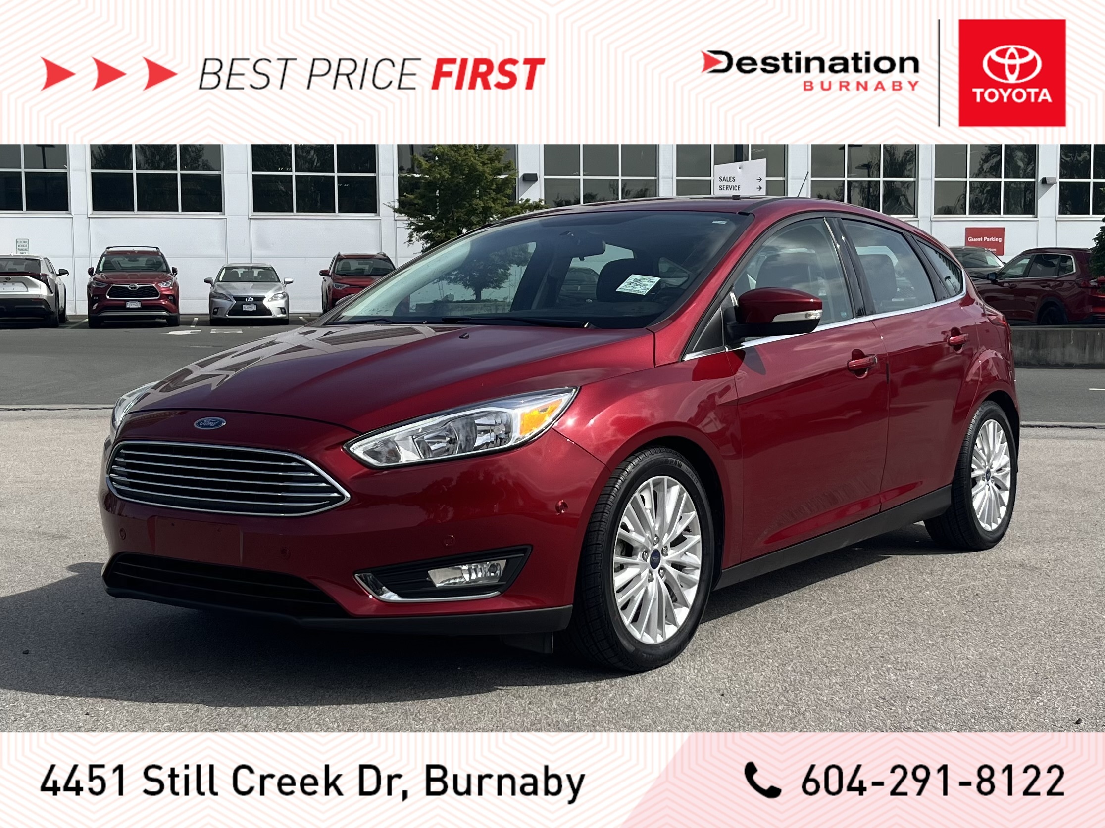 2016 Ford Focus Titanium, Low Kms, Loaded