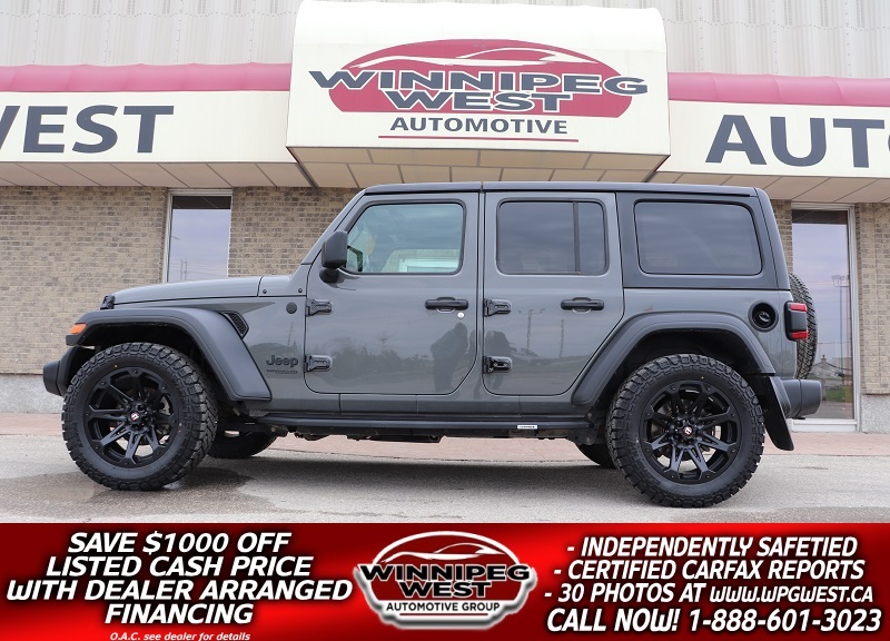 2021 Jeep Wrangler UNLIMITED "ALTITUDE" EDITION 4X4, LOADED/STUNNING!