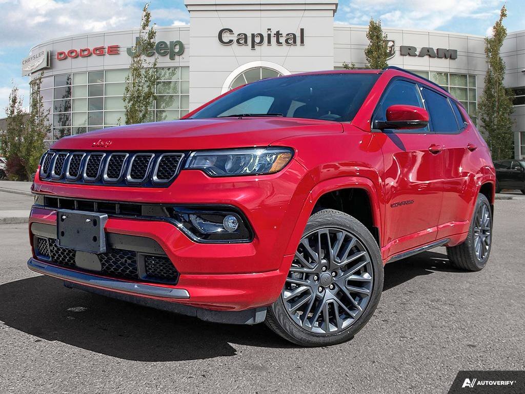 2023 Jeep Compass Limited (RED) | Panoramic Sunroof |